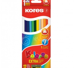 Colores Kores 12 Pza Largos