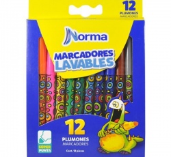 Plumones Norma Lavables